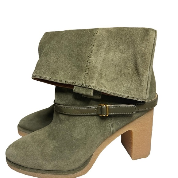 NWT Franco Sarto Paxton Suede Olive Boot 8.5 - Picture 8 of 15
